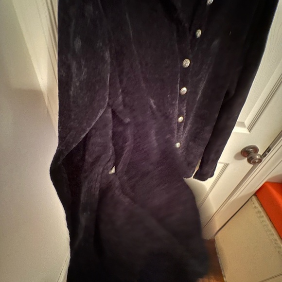 Chenille Cardigan Silver Button Details Santa Fe - Picture 3 of 8